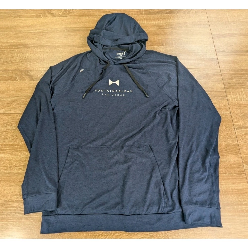 Rhone Hoodie Men's Large Navy Blue Performance Workout and Golf Hoodie Las Vegas